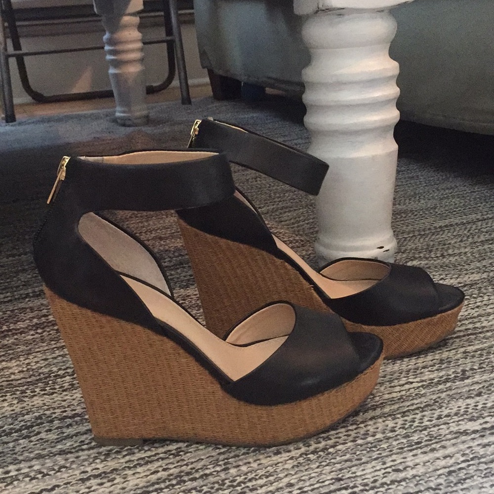 Banana Republic Wedges with Ankle Strap